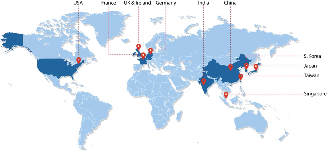 world map distributors